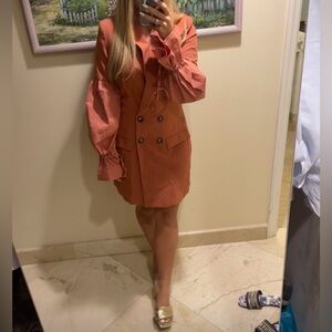 Club London Women’s Double-Breasted blazer dress